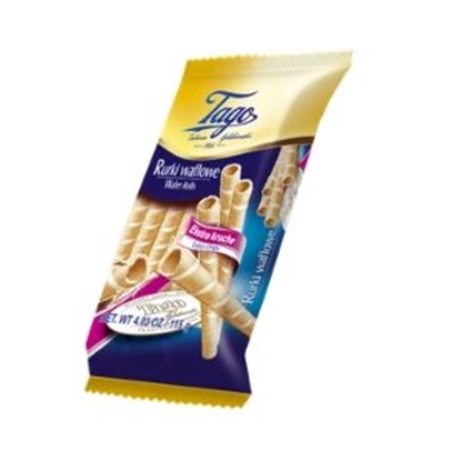 Picture of TAGO WAFER ROLLS VANILLA 150GR